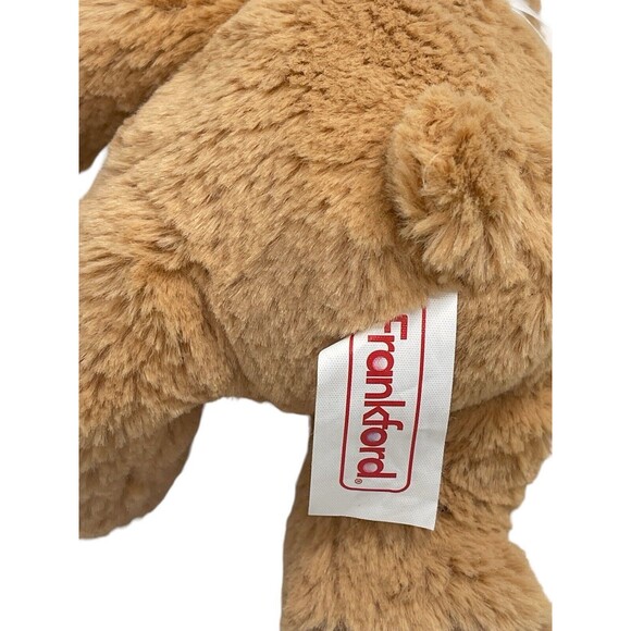 VINTAGE FRANKFORD CANDY TEDDY BEAR 8” PLUSH STUFFED ANIMAL TAN HARD TO FIND TOY - Picture 11 of 14